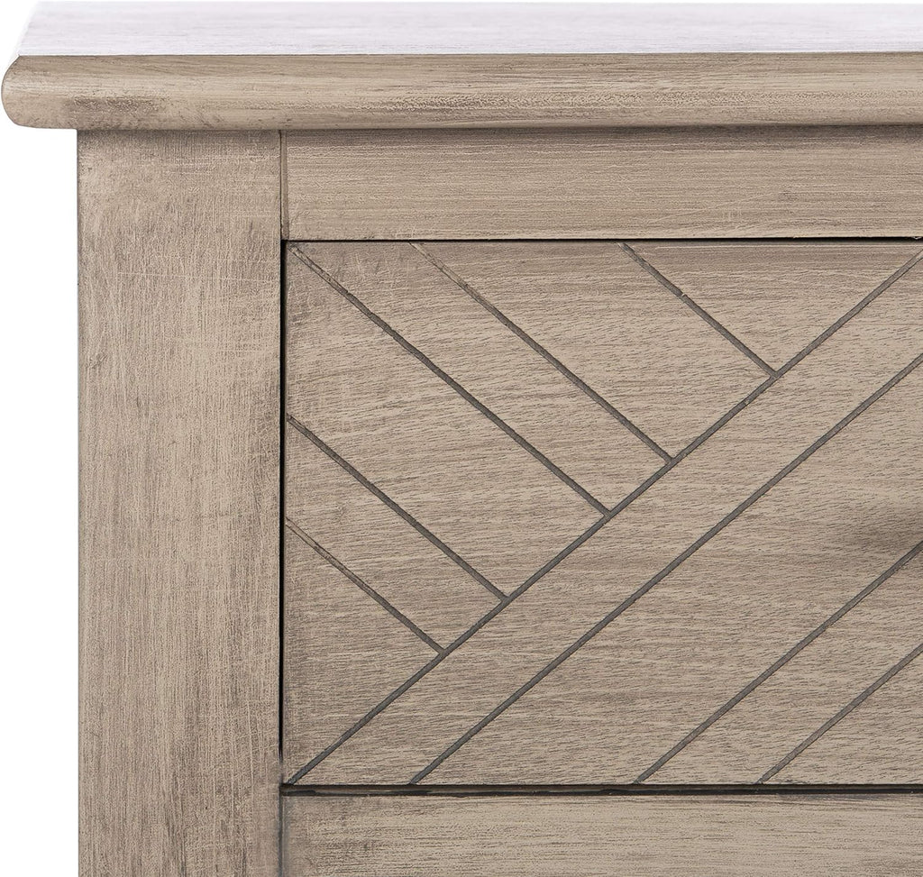 Safavieh Home Collection Peyton Greige 2-Drawer Console Table CNS5704D