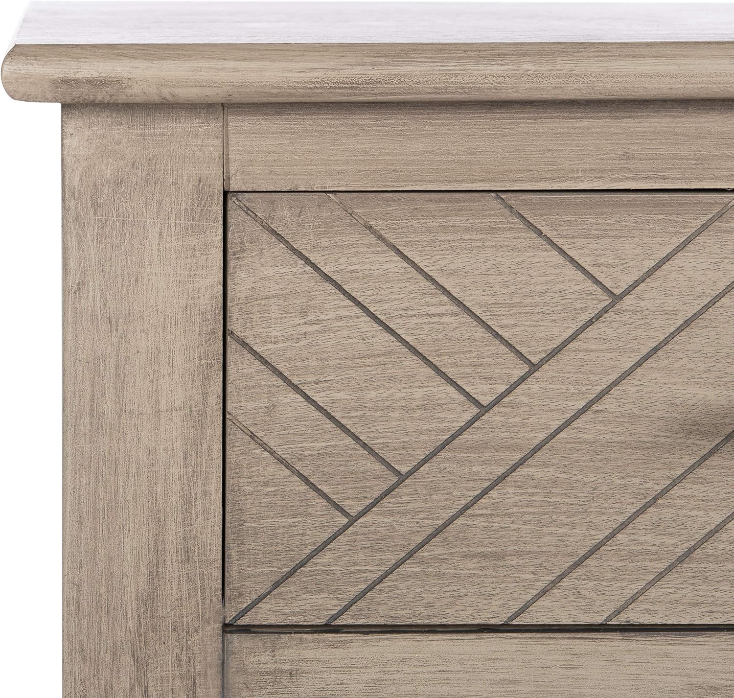 Safavieh Home Collection Peyton Greige 2-Drawer Console Table CNS5704D