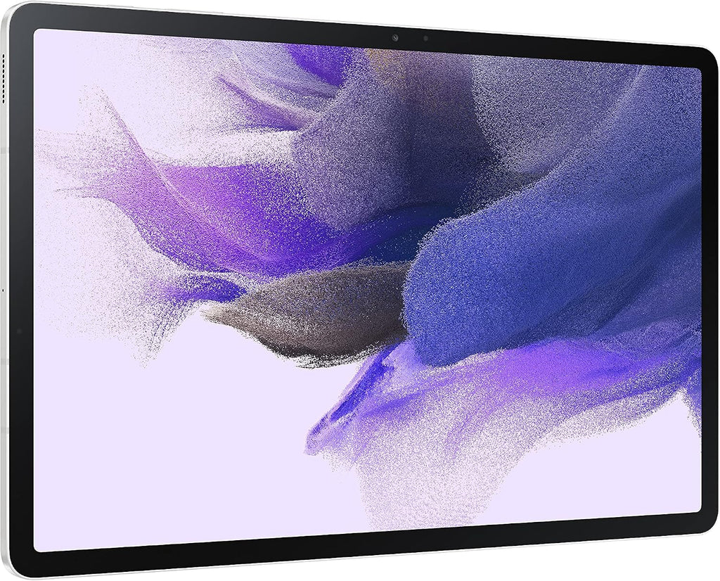 SAMSUNG Electronics Galaxy Tab S7 FE 2021 Android Tablet 12.4' Screen WiFi 64GB S Pen Included Long-Lasting Battery Powerful Performance, Mystic Silver (Renewed)