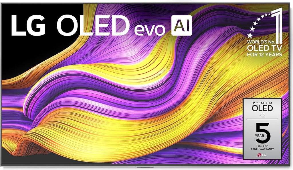 LG (Refurbished) 65-Inch Class OLED evo AI 4K G5 Series Smart TV w/Dolby Atmos, Dolby Vision, HDR10, AI Super Upscaling 4K, Filmmaker Mode, Wow Orchestra, Alexa Built-in (OLED65G5WUA, 2025) (Renewed)