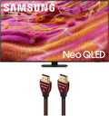 Samsung QN75QN90FAFXZA 75 Inch Neo QLED 4K QN90F Vision AI Smart TV with an AudioQuest Cinnamon 48 1.5M 8K-10K 48Gbps HDMI Digital Cable (2025)
