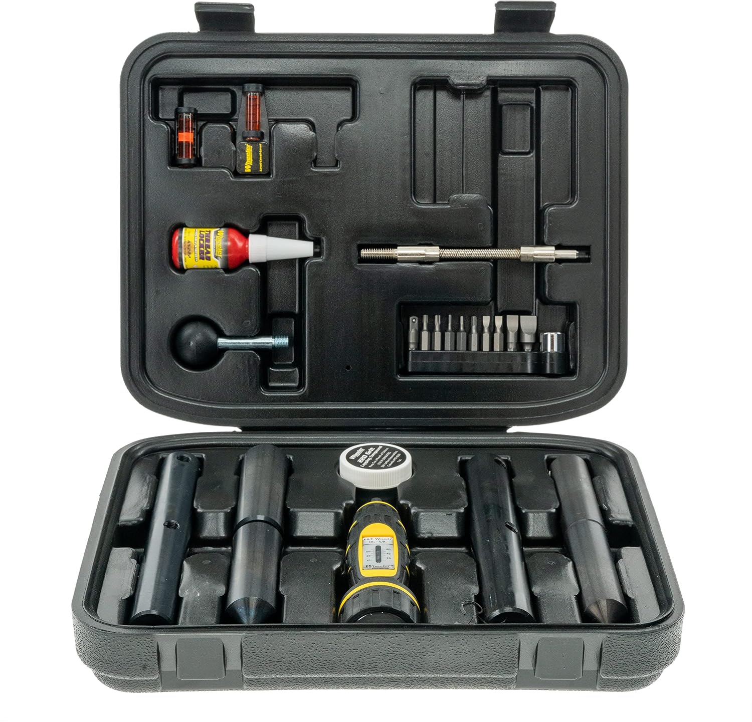 Wheeler Engineering Scope Mounting Kit with Fat Wrench, Reticle Leveling System, Bore Sighter, and Storage Case, for Scope Intallation and Alignment