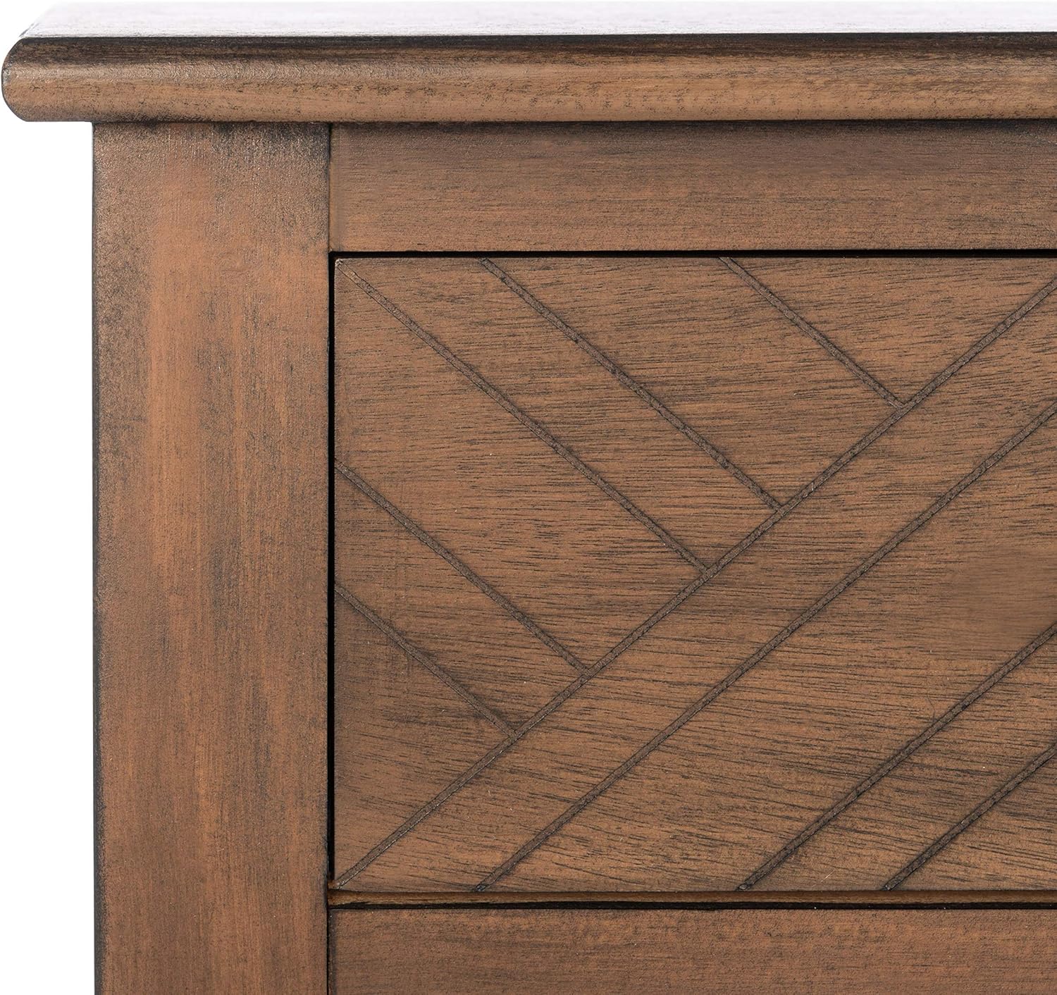 Safavieh Home Collection Peyton Brown 2-Drawer Console Table CNS5704C