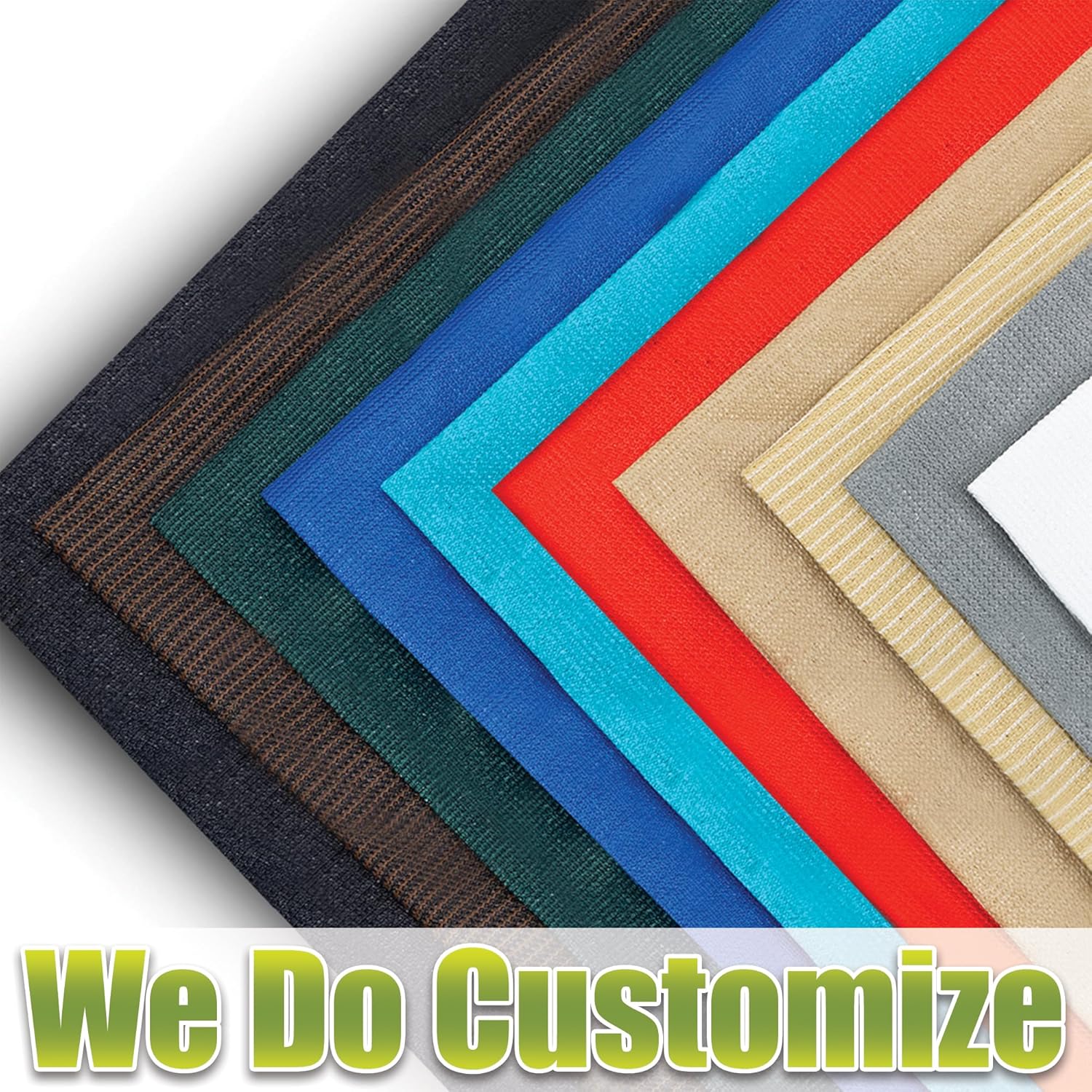 ColourTree CTAPRT18 Order to Make Custom Size 14' x 18' x 22.8' Green Right Triangle Sun Shade Sail Canopy Mesh Fabric UV Block UPF50 - Commercial Heavy Duty - 190 GSM - 3 Years Warranty