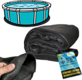 U.S. Pool Supply Ground Shield 30-Foot Round Heavy Duty Pool Liner Pad for Above Ground Swimming Pools - Protects Pool Liner, Prevents Punctures, Weed Barrier, Eco-Friendly Fabric - Extends Liner Life