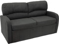 RecPro 60' RV Jack Knife Sofa with Arms | RV Sleeper Sofa | Camper Couch | Slideout Living Room Furniture | Cloth (Fossil)
