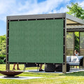 Artpuch Outdoor Pergola Shade Cover 14x20 FT Sun Shade Cloth with Grommets Green Commercial Grade Patio Privacy Screen Shade Canopy (Customized Available) GN02