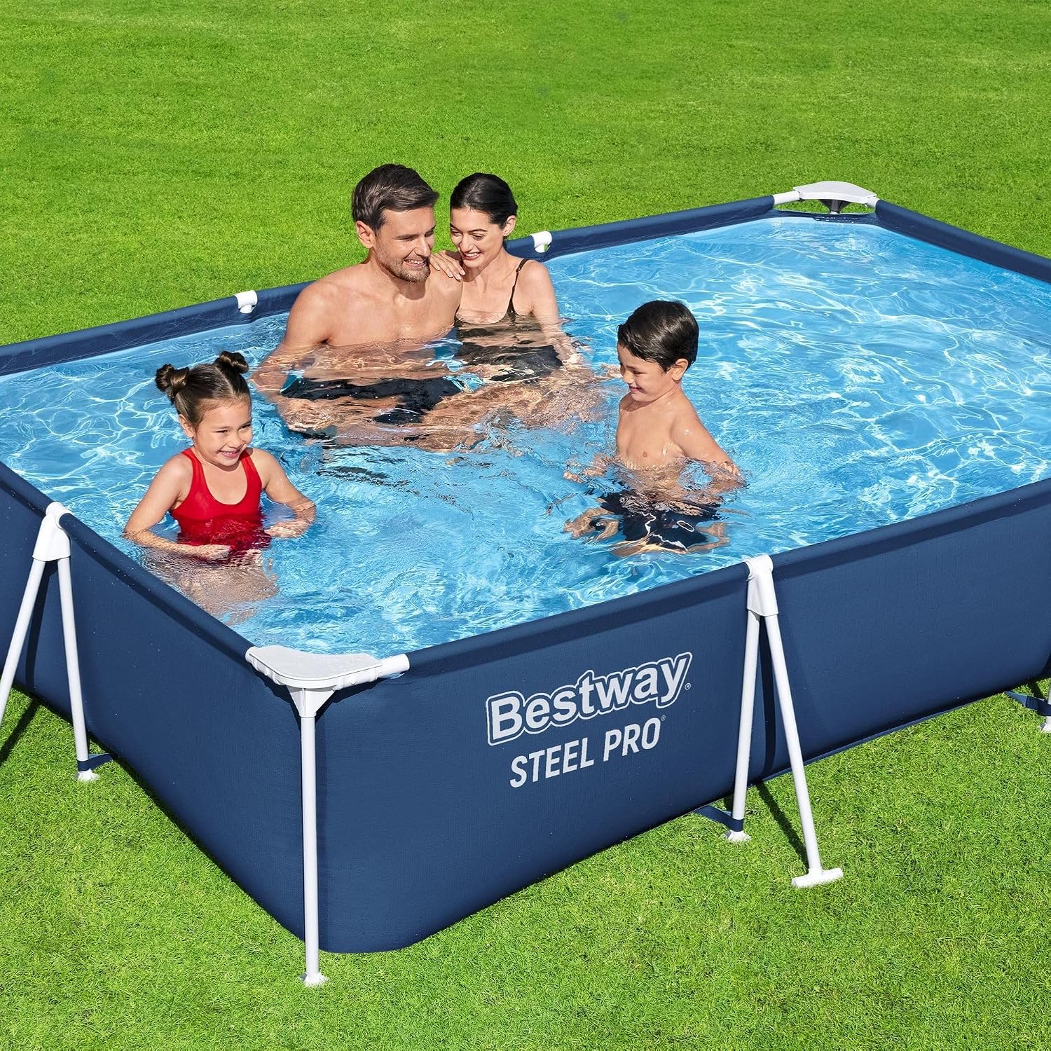 Bestway Steel Pro, Swimming Pool for Outdoors with Filter Pump, Above Ground Frame Pool, Multiple Sizes