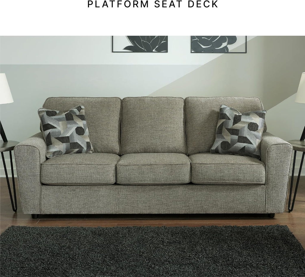 Signature Design by Ashley Cascilla Casual Sofa, Light Gray