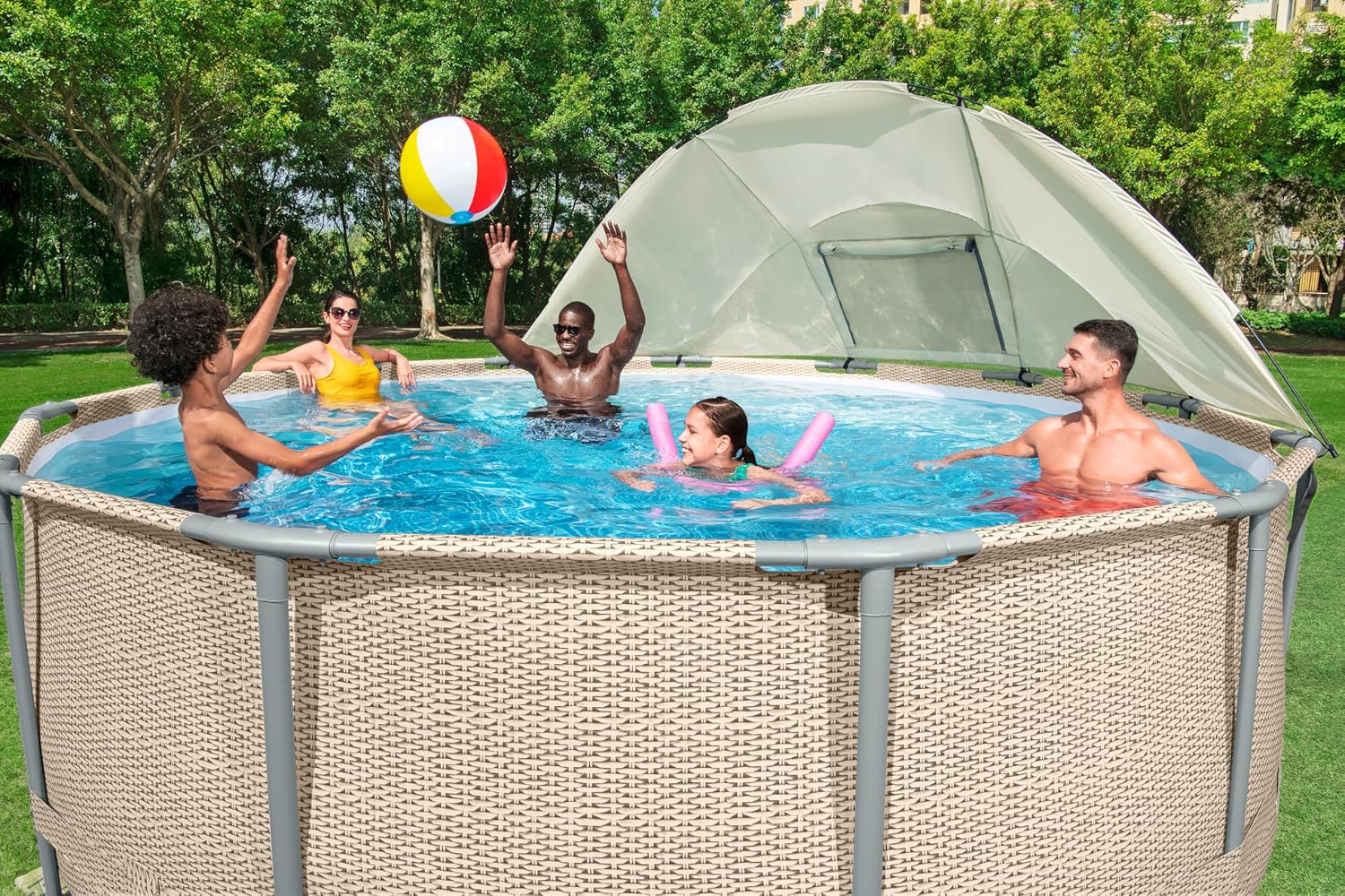 Bestway | Above Ground Pool Canopy Sunshade 3.05-5.49 m