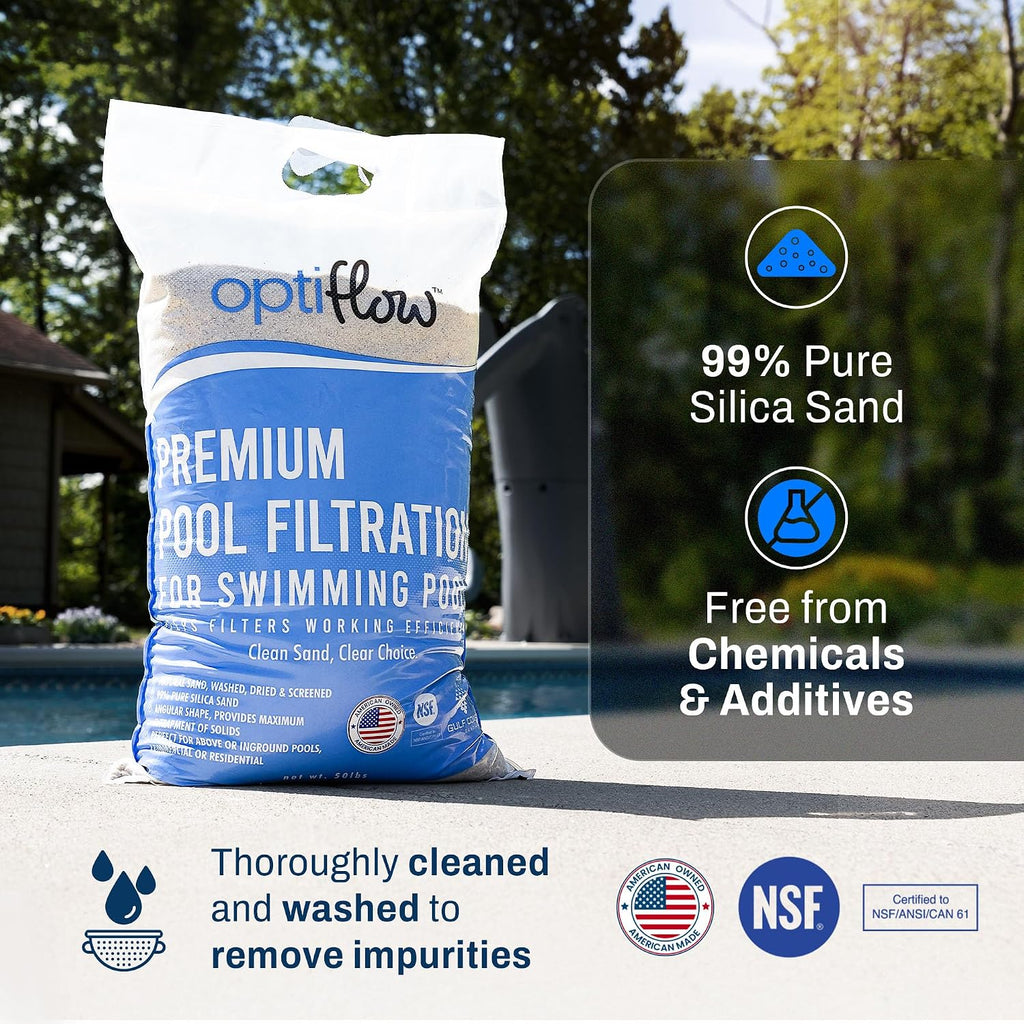 INTEX 26325EH Ultra XTR 16ft x 48in Above Ground Swimming Pool Set with Sand Filter Pump and OptiFlow 50lb Premium Filter Sand