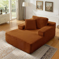 68.5' Oversized Chaise Lounge Chair Indoor, Boneless Sleeper Sofa Bed with Pillows, Deep Seat Sleeper Couch Reading Chairs, Cloud Sofas Couches for Living Room, No Assembly Required