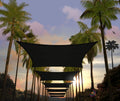 Amgo Custom Size 14' X 20' Black Rectangle Square Sun Shade Sail UPF50+ AGTAPR1016, Order to Make Canopy Awning, 95% UV Blockage, Water & Air Permeable, Commercial and Residential (We Customize)