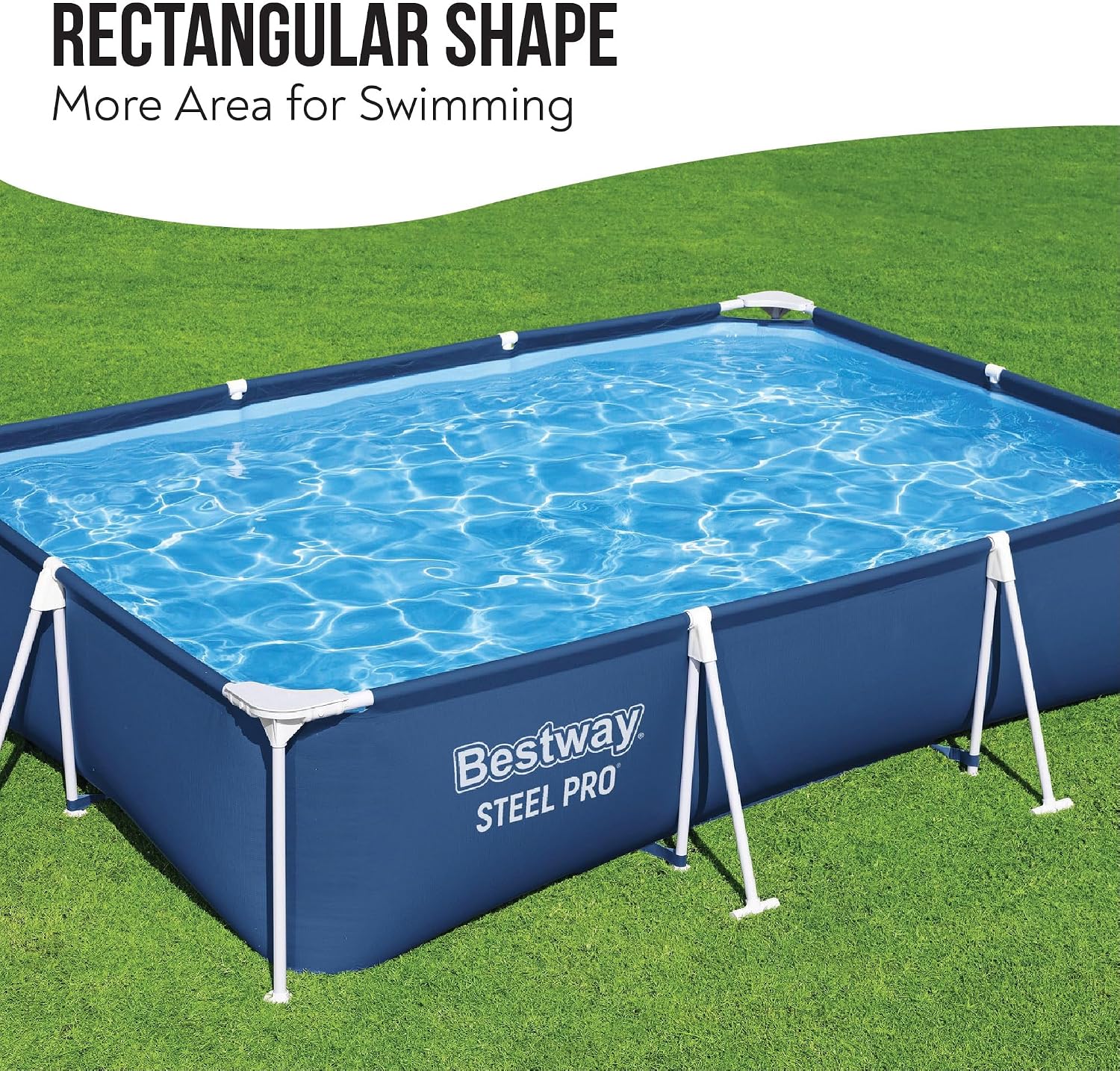 Bestway Steel Pro, Swimming Pool for Outdoors with Filter Pump, Above Ground Frame Pool, Multiple Sizes