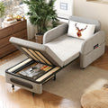 34.6' Pull Out Sofa Bed, Convertible Sleeper Sofa, 2-in-1 Couch Bed for Living Room & Small Spaces, RV Sofa Bed, Multi-Functional Folding Loveseat, Gray