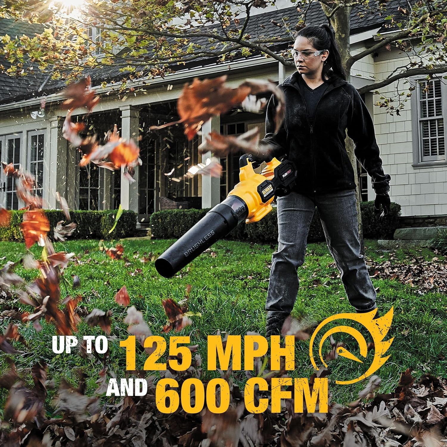 DEWALT FLEXVOLT 60V MAX* Blower, 125 MPH, 600 CFM (DCBL772X1)
