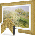 Gatsby Gold 32' Premiere Deco TV Frame - Compatible ONLY with Samsung The Frame TVs (Fits 2021-2026, LS03A, LS03B, LS03C, LS03D, LS03FA)
