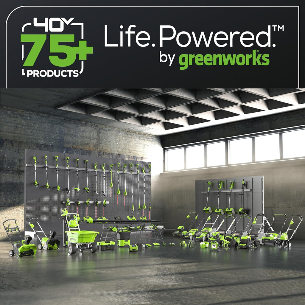 Greenworks 40V Brushless String Trimmer (Attachment Capable) + Brushless Blower Combo Kit, 4.0Ah Battery and Charger Included