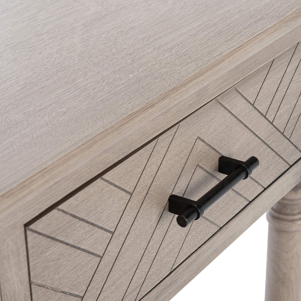 Safavieh Home Collection Peyton Greige 2-Drawer Console Table CNS5704D
