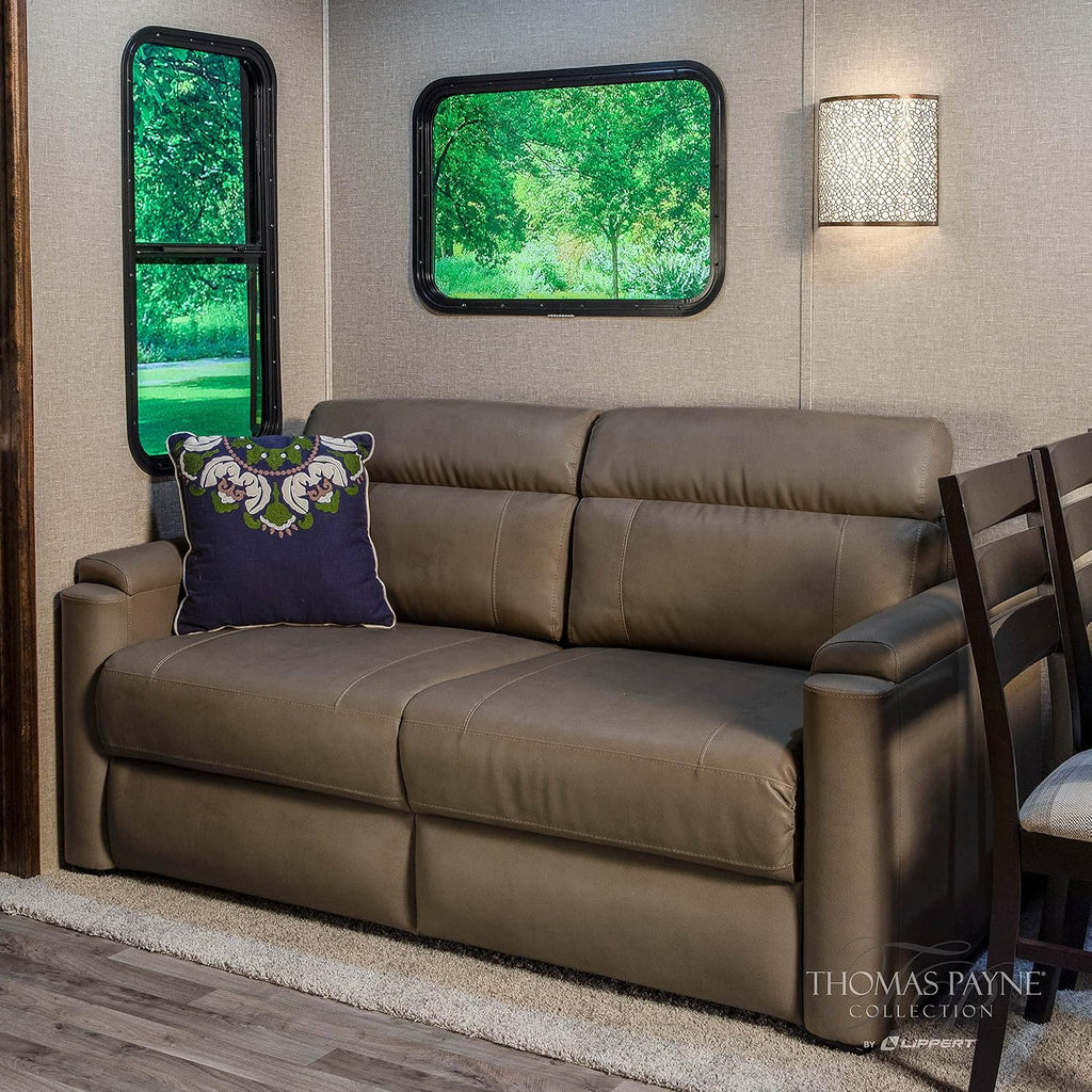 Thomas Payne 68' Grummond RV Tri-Fold Sofa with PolyHyde Fabric, Couch-to-Bed Conversion, Removeable Back, Easy Installation for Travel Trailers, 5th Wheels and Motorhomes - 2020128147