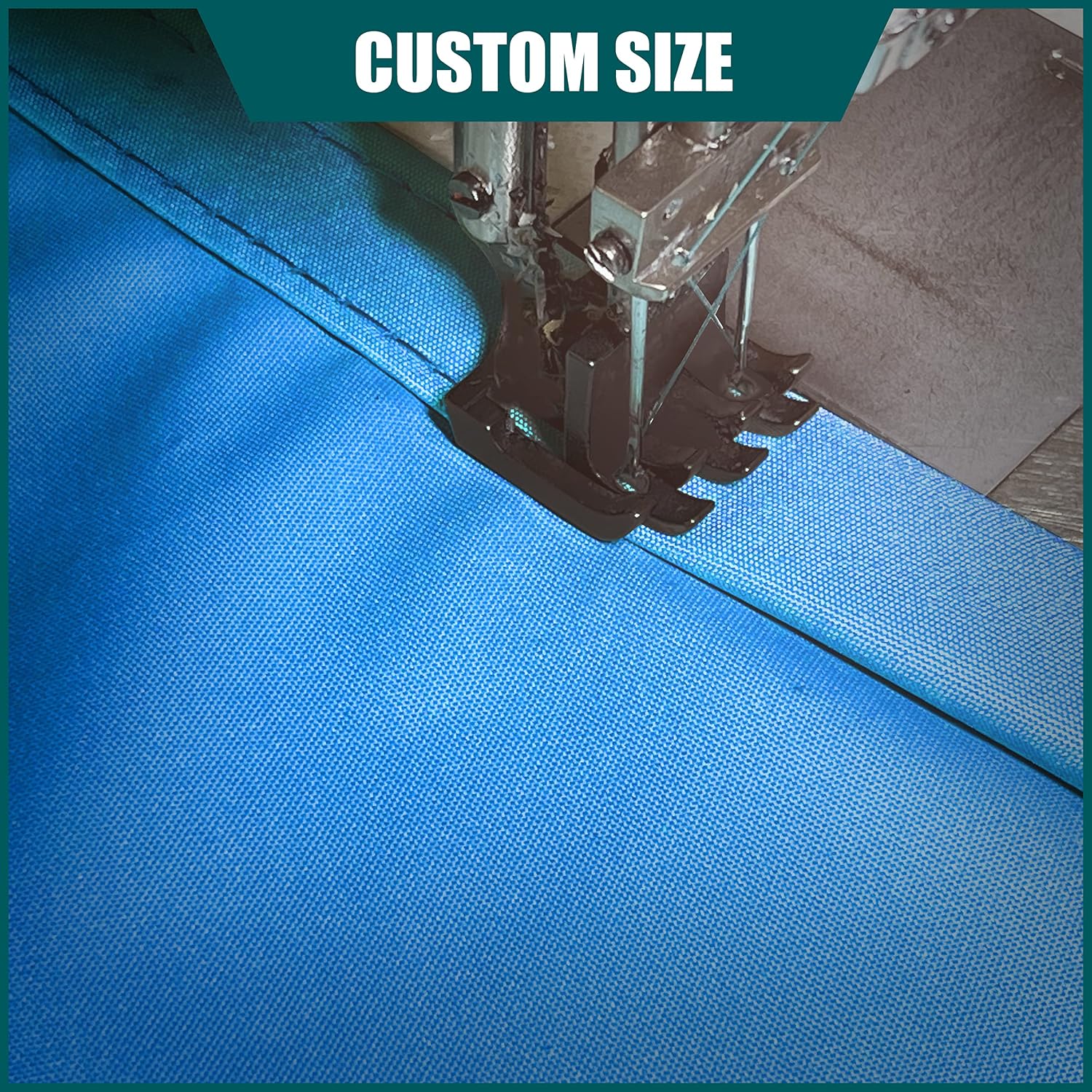 Royal Shade 14' x 20' Blue Rectangle Waterproof Sun Shade Sail RS-SLR Canopy Awning Shelter, UPF50+ 98% UV Blockage UV & Water Resistant, Outdoor Patio Garden Carport (We Make Custom Size)